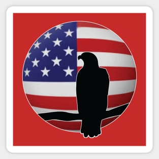 Sitting Eagle - 10 Sticker